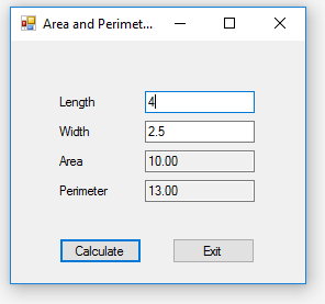 Area and Perimeter